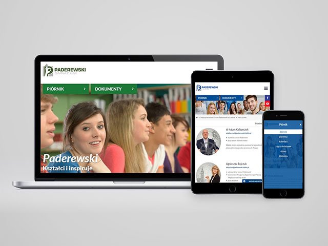 Nowe strony internetowe Szkół Paderewski w Lublinie