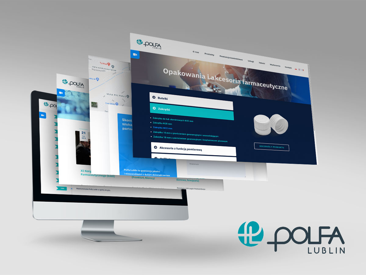 Polfa Lublin - nowa strona internetowa na 75-lecie