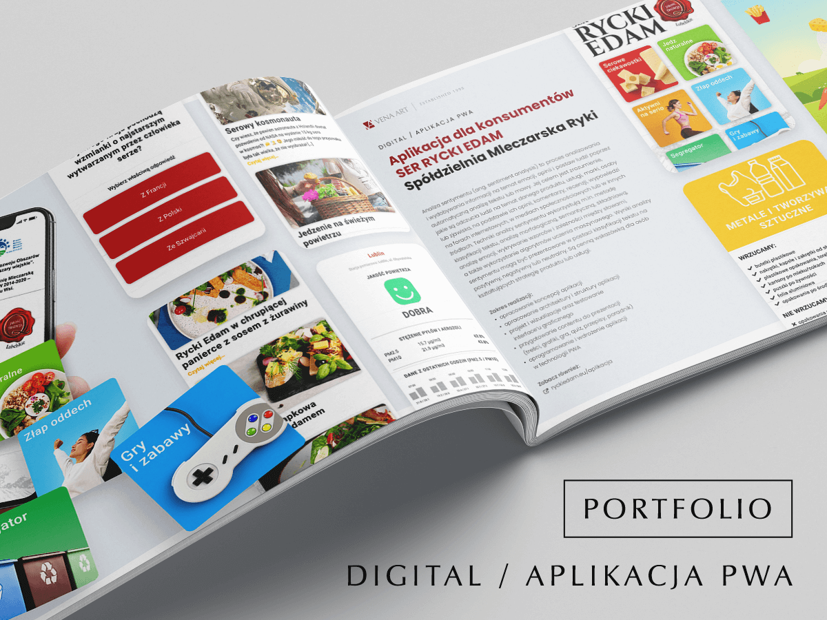 Aplikacja dla konsumentów Ser Rycki Edam - Spółdzielnia Mleczarska Ryki