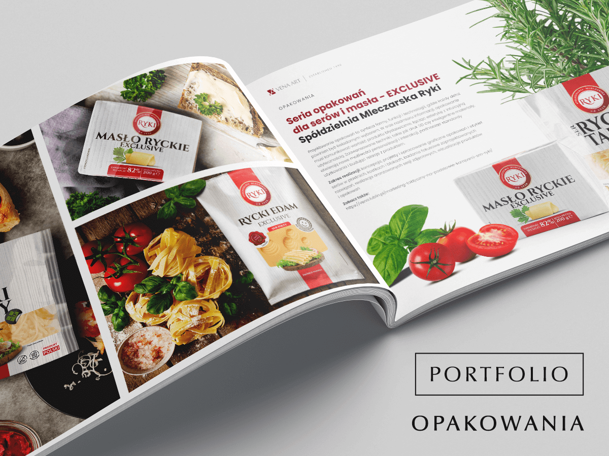 Seria opakowań dla serów i masła - EXCLUSIVE - Spółdzielnia Mleczarska Ryki