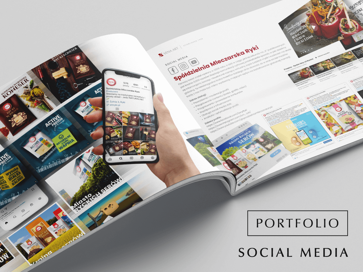 Obsługa w social mediach (Facebook, Instagram, YouTube) - Spółdzielnia Mleczarska Ryki