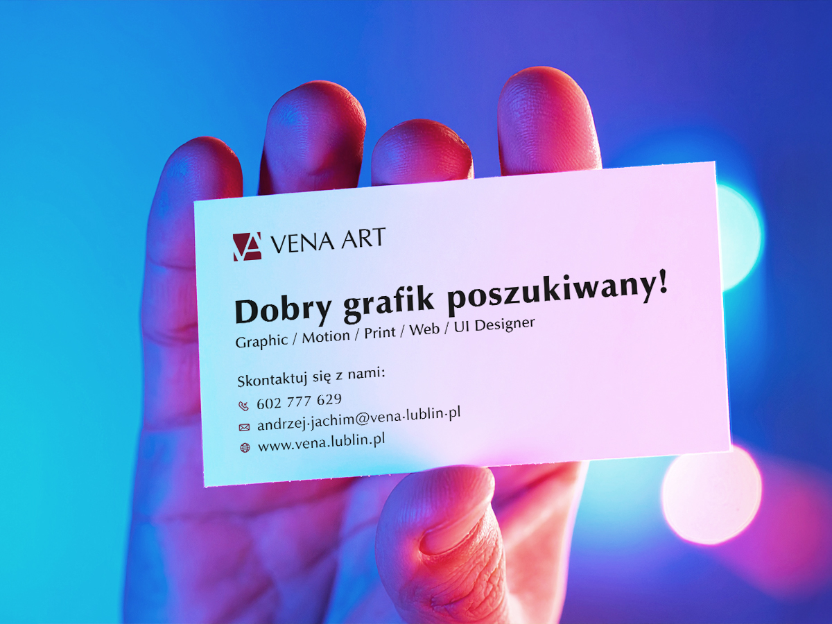 Dobry grafik poszukiwany! Grafik / Motion / Print / Web / UI designer!