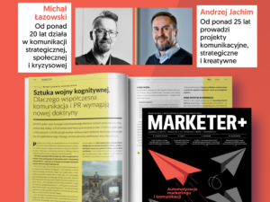 Sztuka wojny kognitywnej w&nbsp;„Marketer+”. Dlaczego warto przeczytać nasz najnowszy artykuł?
